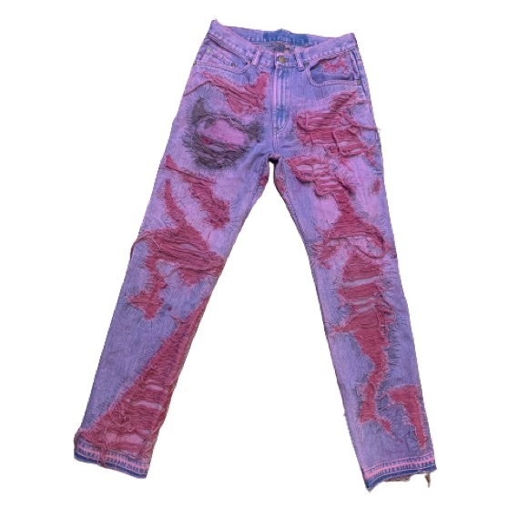 Vile repaired denim